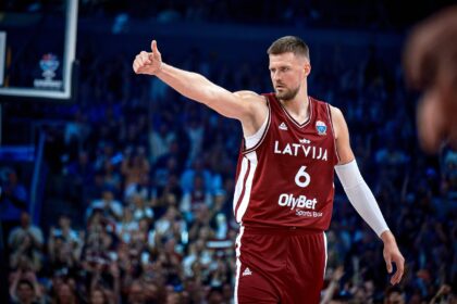Kristapas Porzingis. FIBA nuotr.