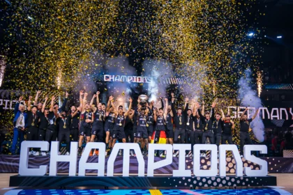Vokietijos rinktinė – Europos čempionai. FIBA nuotr.