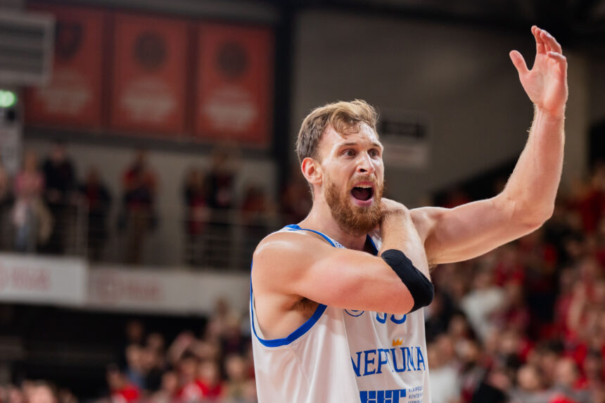 Karjeros mačą sužaidusio aukštaūgio pakylėtas „Neptūnas“ dramatiškai triumfavo Liublianoje