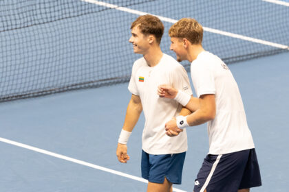 Vilius Gaubas ir Edas Butvilas (Sauliaus Čirbos nuotr.)