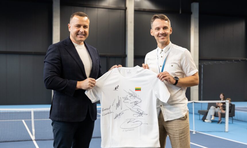 Ramūnas Grušas ir Aistis Šlajus (WIDEN Arenos nuotr.)