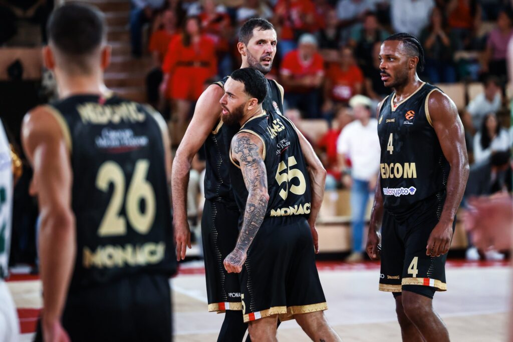 Mike'as Jamesas ir Nikola Mirotičius. AS Monaco Basket „X“ nuotr.