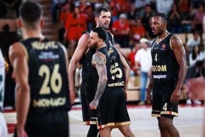 Mike'as Jamesas ir Nikola Mirotičius. AS Monaco Basket „X“ nuotr.
