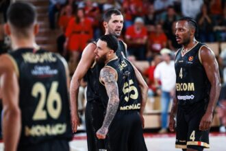 Mike'as Jamesas ir Nikola Mirotičius. AS Monaco Basket „X“ nuotr.