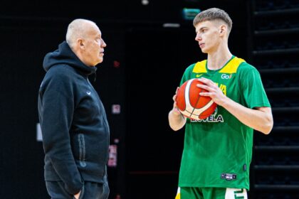 Rimas Kurtinaitis ir Mantas Rubštavičius (LTU Basketball nuotr.)