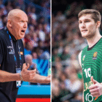 Rimas Kurtinaitis ir Ąžuolas Tubelis (FIBA/BNS Foto nuotr.)