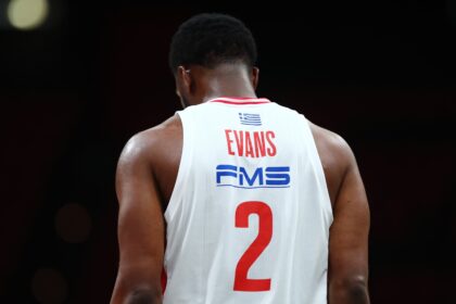 Keenanas Evansas. Pirėjo „Olympiacos“ X nuotr.