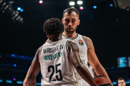 McKinley Wrightas ir Kenanas Kamenjasas. Dubai Basketball X nuotr.