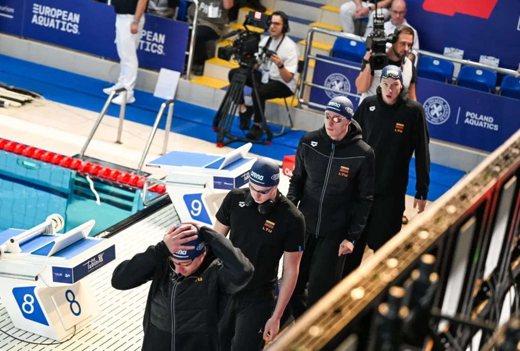 Lietuvos komanda. „LTU Aquatics“ nuotr.