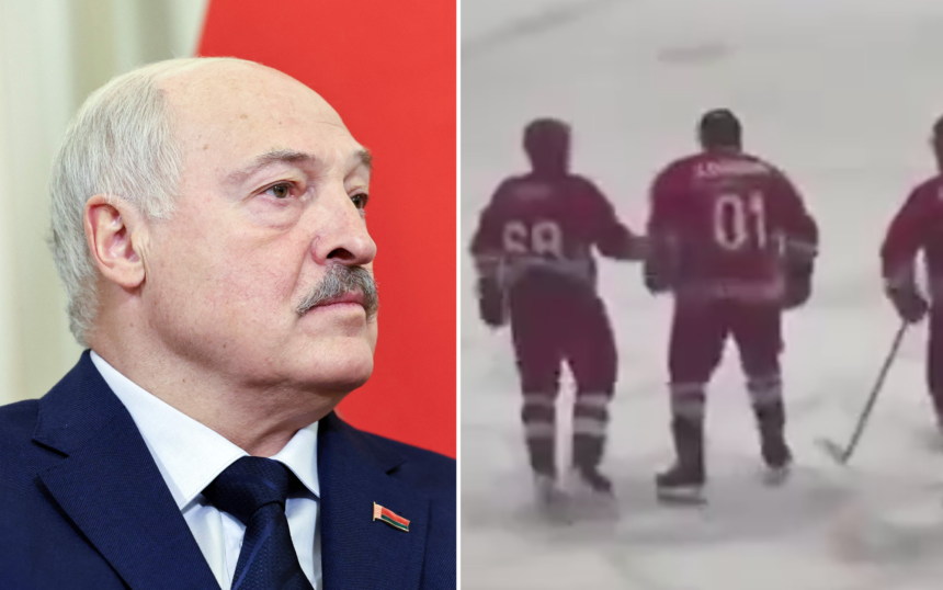 Lukašenka ledo ritulio mače patyrė traumą: „Sumušk savą, kad išsigąstų varžovas“