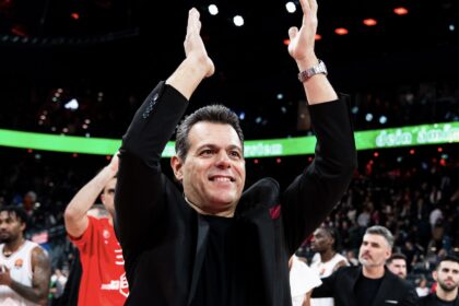 Dimitris Itoudis (Hapoel Tel Aviv BC nuotr.)