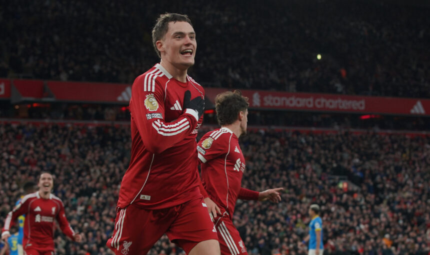 „Man City“ lyderyste „Premier“ lygoje pasidžiaugė trumpai, o Wirtzas pelnė pirmą įvartį „Liverpool“ klube