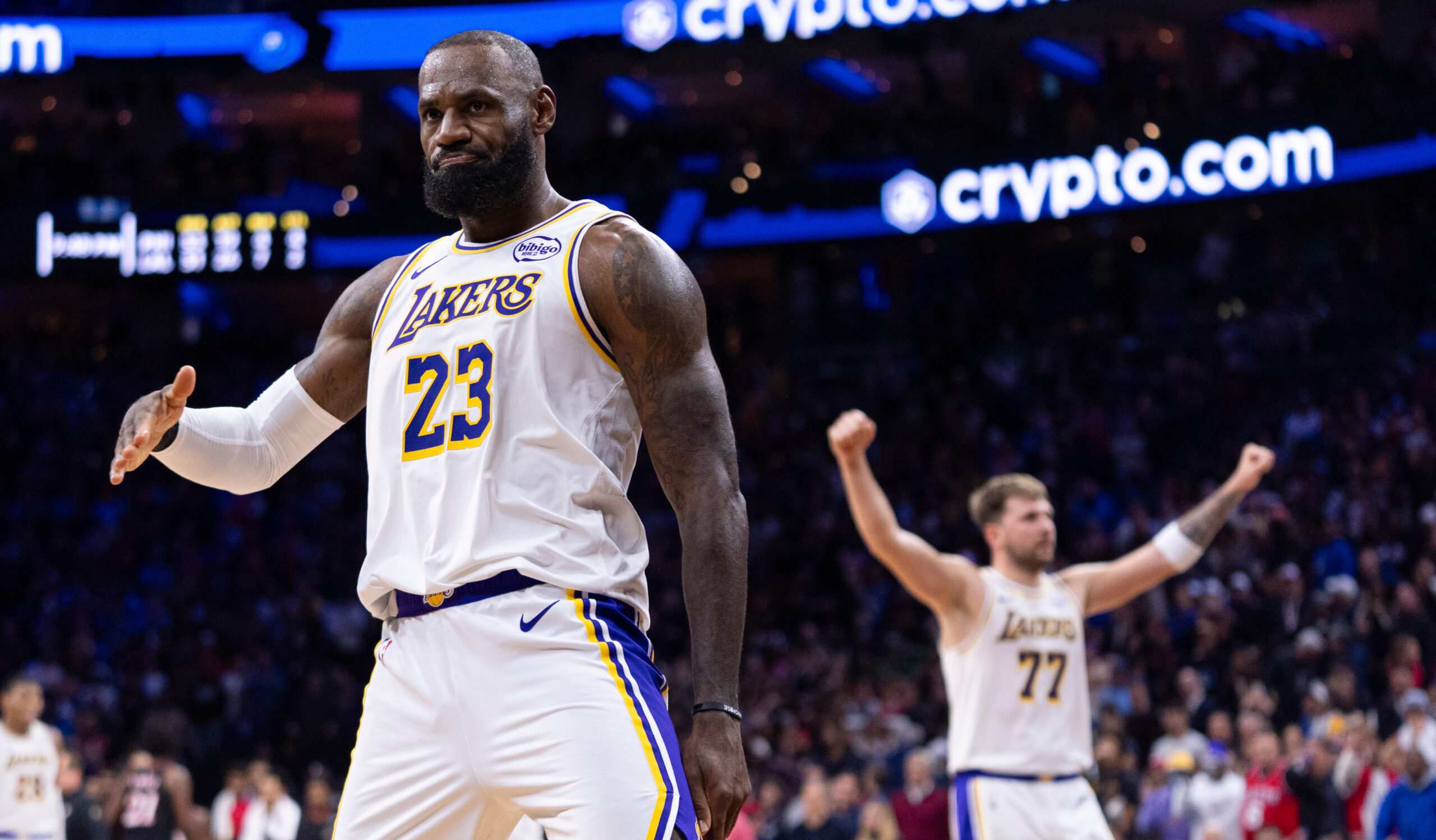 Herojiška LeBrono rungtynių pabaiga pasaldino Dončičiaus sugrįžimą