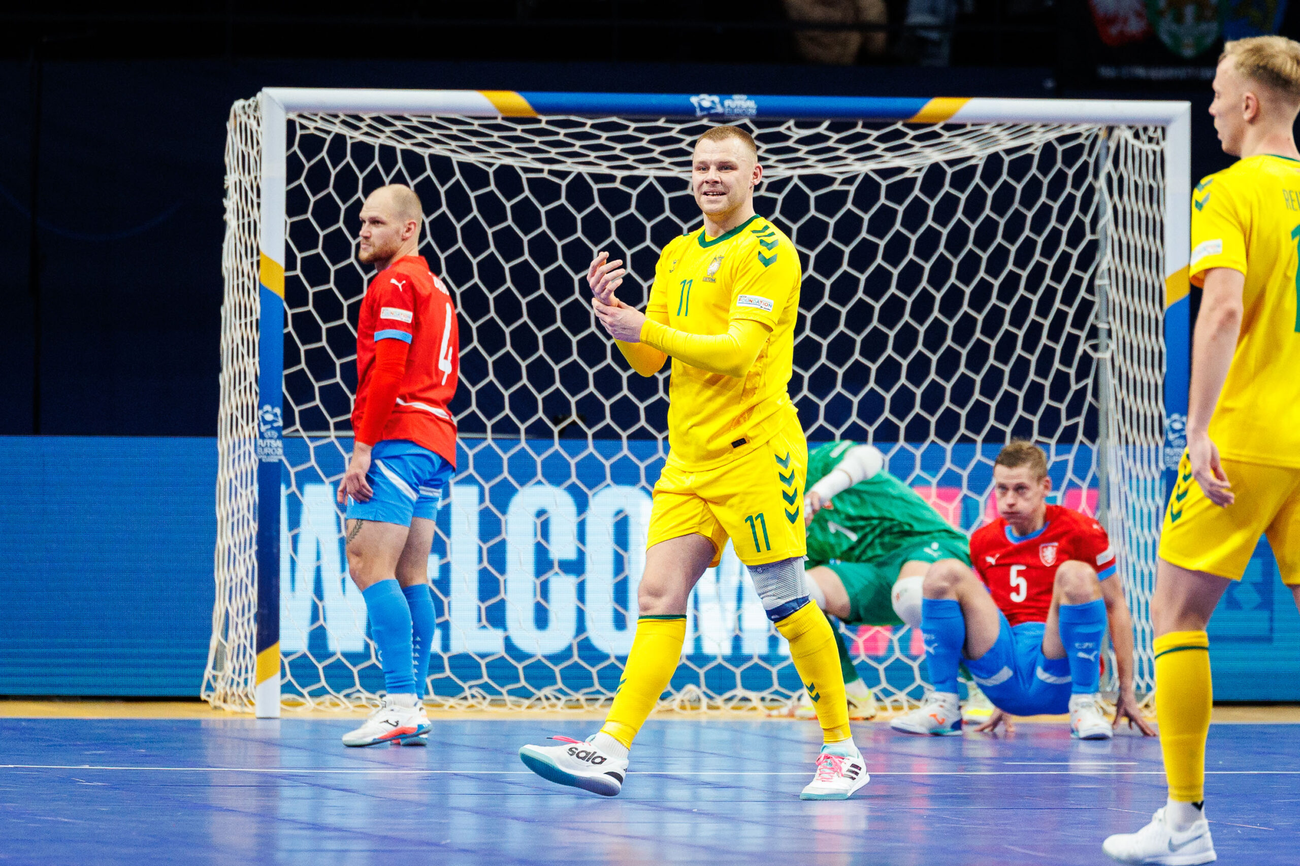 Apmaudu: Europos čempionato starte Lietuvos futsal rinktinė paskutinę minutę paleido pergalę