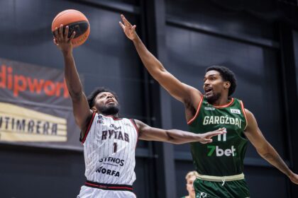 Jordanas Walkeris ir Justinas Turneris. LKL, kurią remia „Betsson“ / R. Lukoševičiaus nuotr.