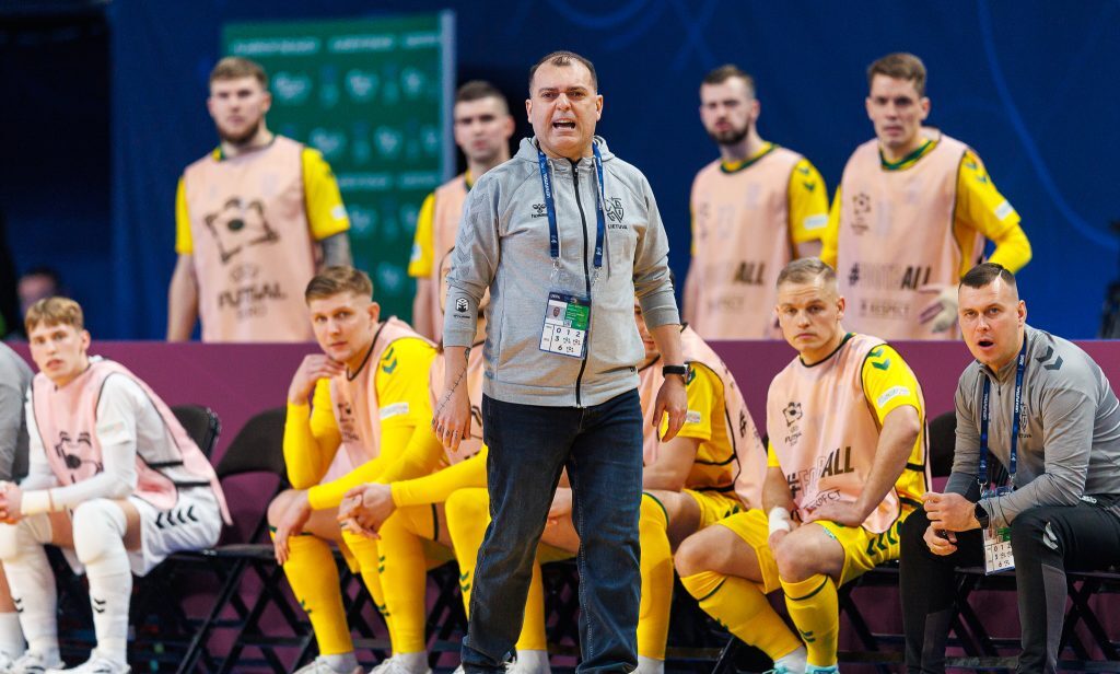 Lietuvos futsal rinktinei ir toliau vadovaus Dentinho