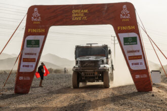 Vaidoto Žalos sunkvežimis (Vaidotas Žala - Nordis Team nuotr.)