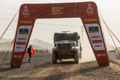 Vaidoto Žalos sunkvežimis (Vaidotas Žala - Nordis Team nuotr.)