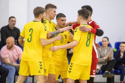 Lietuvos futsal rinktinė. lff.lt nuotr.