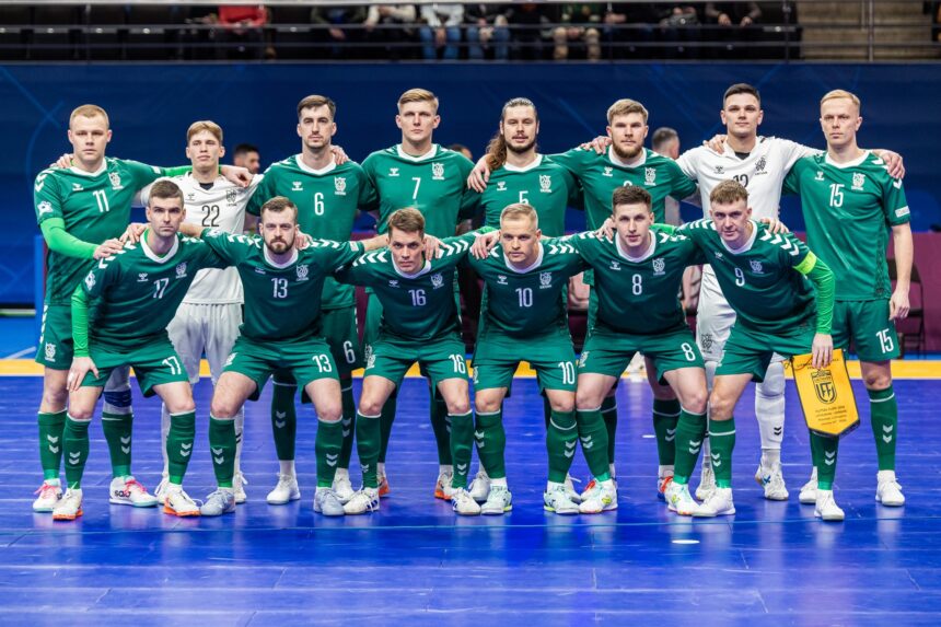 Lietuvos vyrų futsal rinktinė (LFF.lt nuotr.)