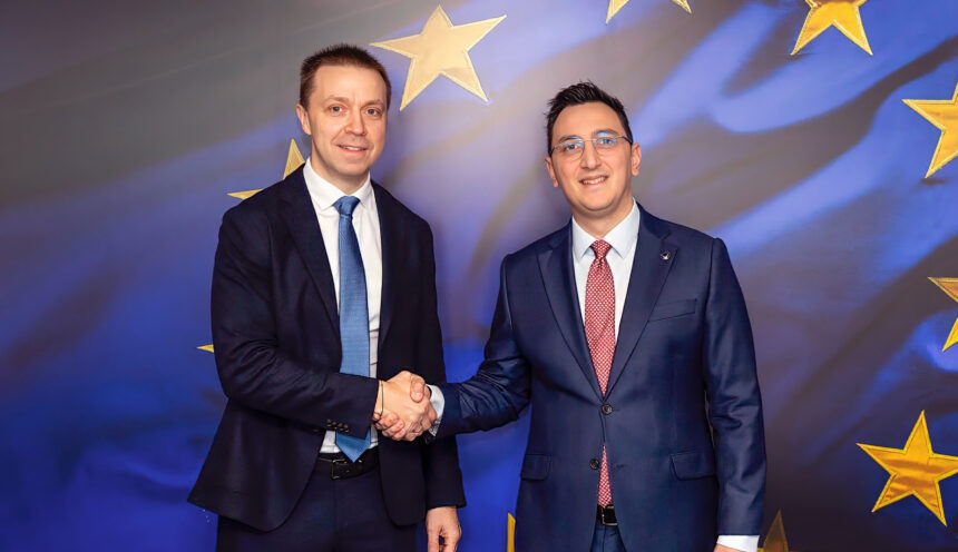 Pauliaus Motiejūno susitikimas su Europos Komisaru (Euroleague.net nuotr.)