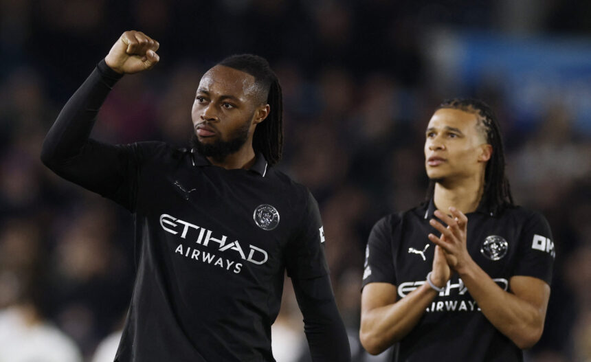 Nelengvą pergalę pasiekusi „Manchester City“ išlieka arti „Premier“ lygos lyderių