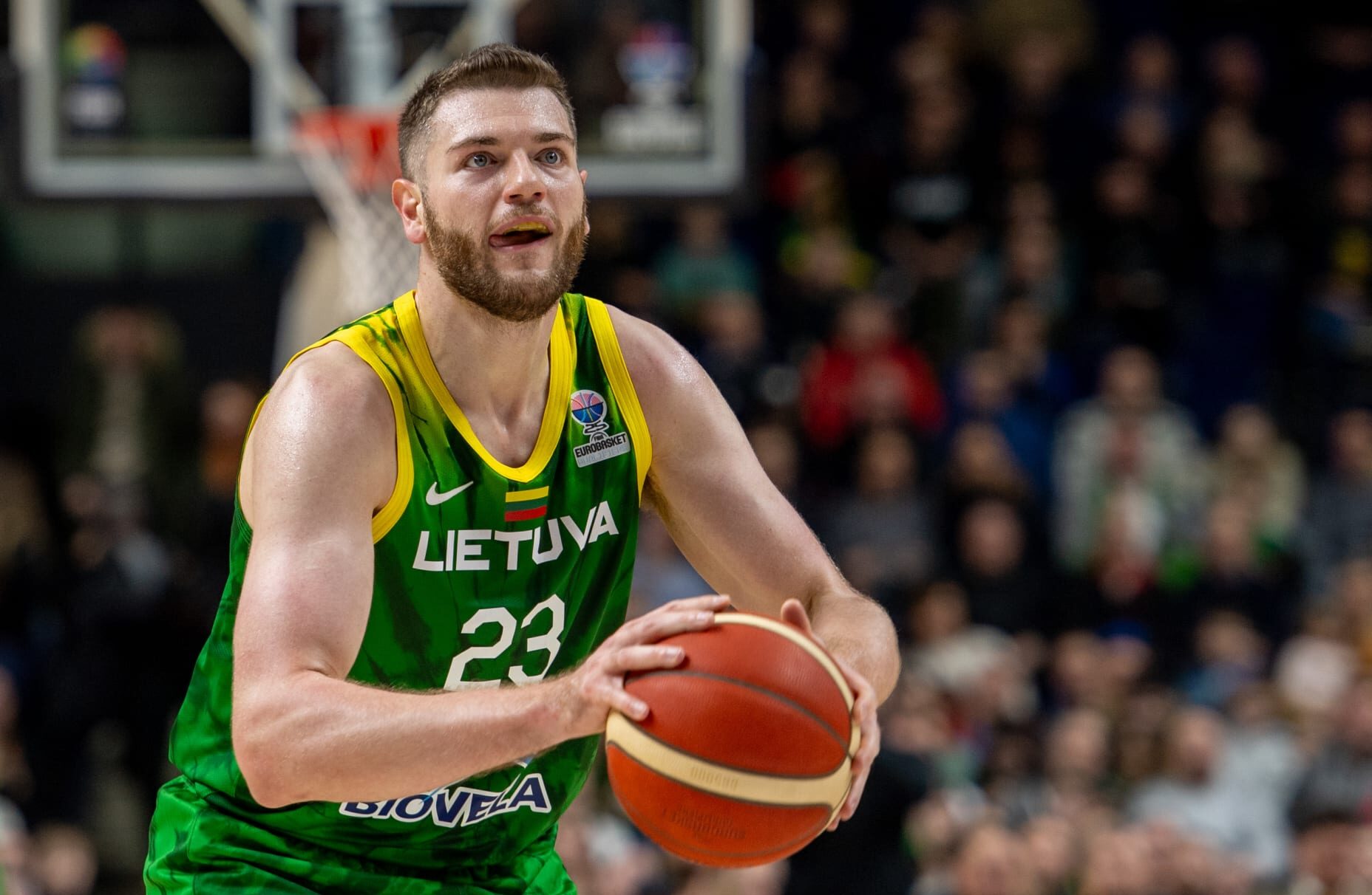 Prie Lietuvos rinktinės jungiasi Ispanijoje žaidžiantis puolėjas