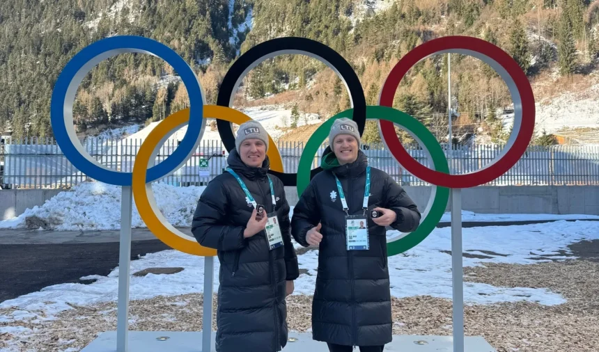 Slidininkai Modestas Vaičiulis ir Tautvydas Strolia. LTOK nuotr.