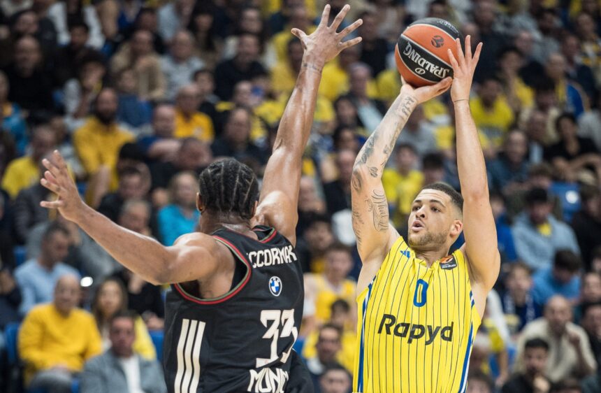 Tritaškių vakarėlyje „Maccabi“ dramatiškai nutraukė „Bayern“ pergalių seriją