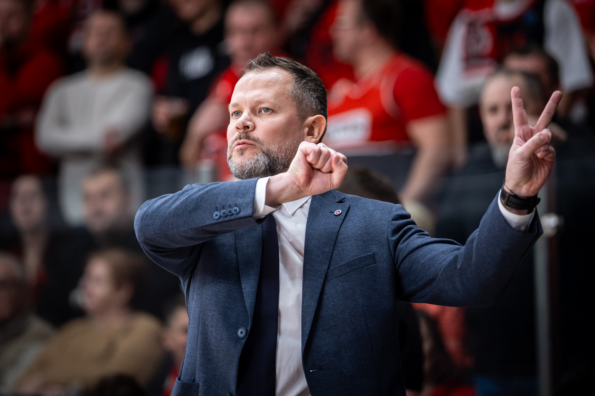 Komandos charakteriu patenkintas Žibėnas stebėjosi mačo trukme: „Nežinau, ar žiūrovui įdomu tai žiūrėti“