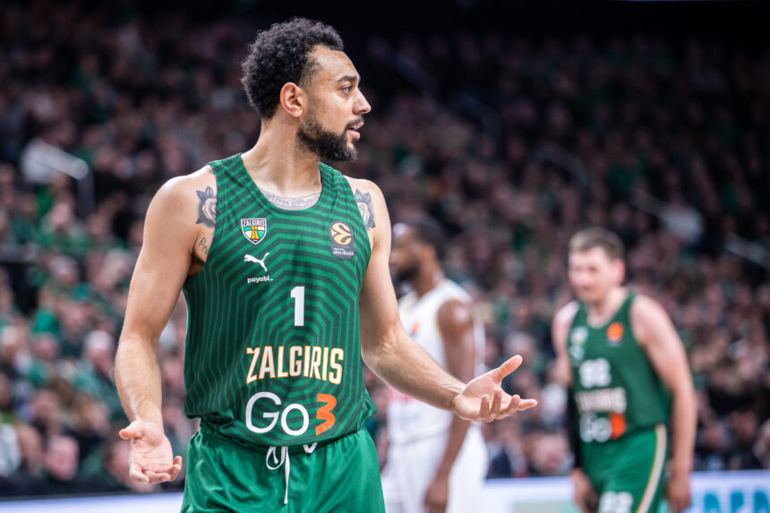 Gecevičius – apie stabilumo puolime stokojantį Williamsą-Gossą: „Be jo „Žalgiriui“ būtų žymiai sunkiau“