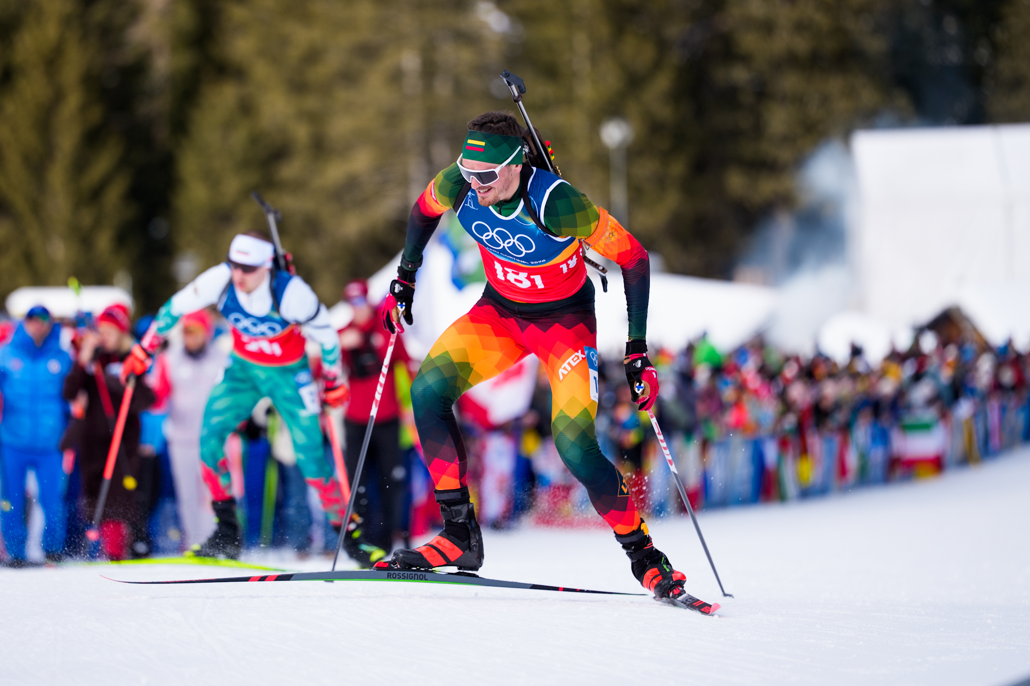 Puikiai šaudę Lietuvos biatlonininkai gerino savo olimpinius pasiekimus