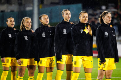 Lietuvos moterų futbolo rinktinė (Elvio Žaldario nuotr.)