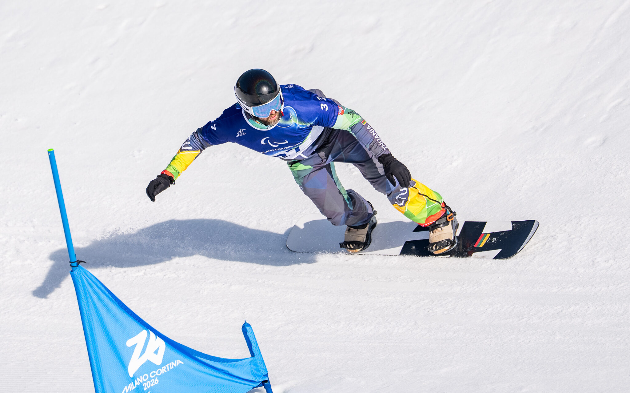 Rapolas Micevičius pateko į paralimpinių žaidynių snieglenčių kroso finalą