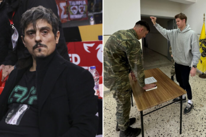 Dimitris Giannakopoulos ir Thomasas Walkupas (Scanpix/Olympiacos B. C. nuotr.)