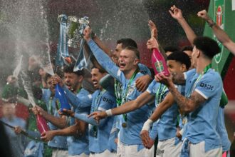 Manchester City triumfas Carabao taurėje (Scanpix nuotr.)