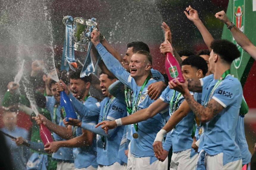 „Carabao“ taurės finale – „Man City“ triumfas prieš „Arsenal“