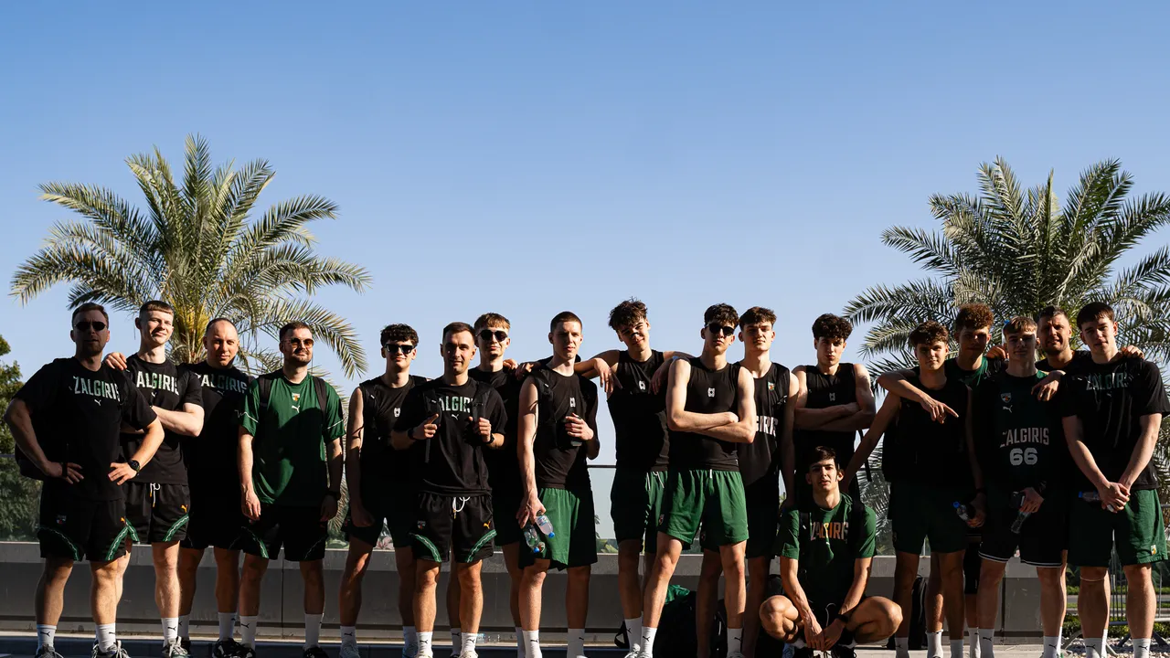„Žalgirio“ aštuoniolikmečiai sėkmingai grįžo iš Abu Dabio