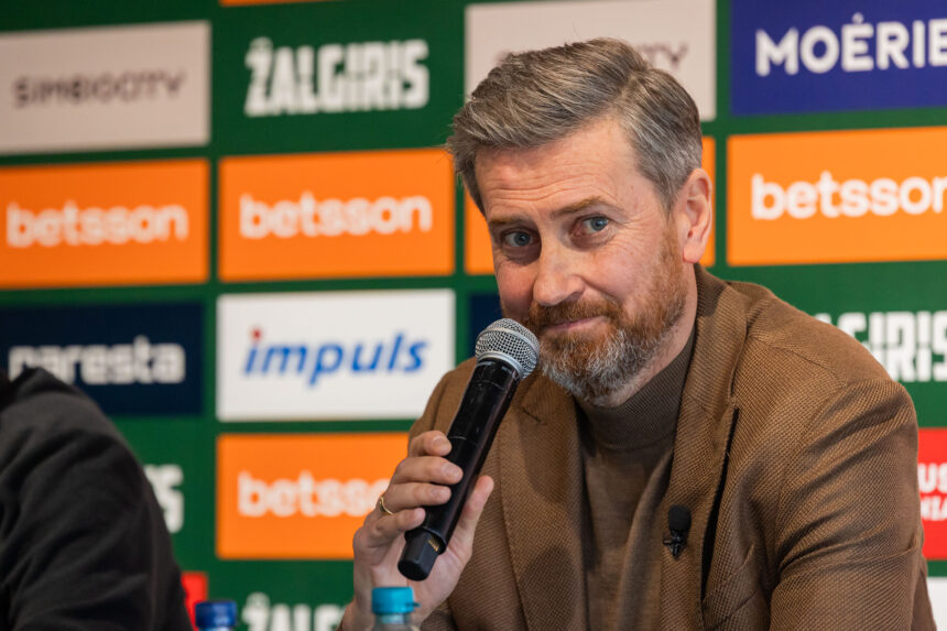 „Žalgiryje“ prisistatęs Skerla – apie tikslus, atsakomybę ir darbą dvejose pareigose