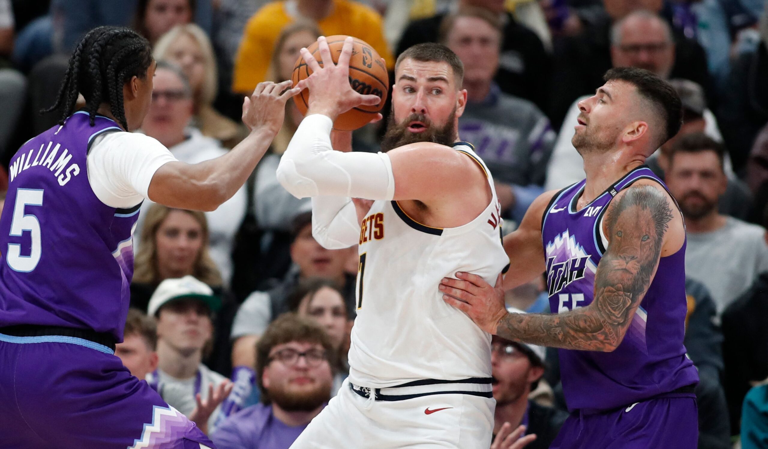 Valančiūnas itin produktyviai prisidėjo prie pratęstos „Nuggets“ pergalių serijos