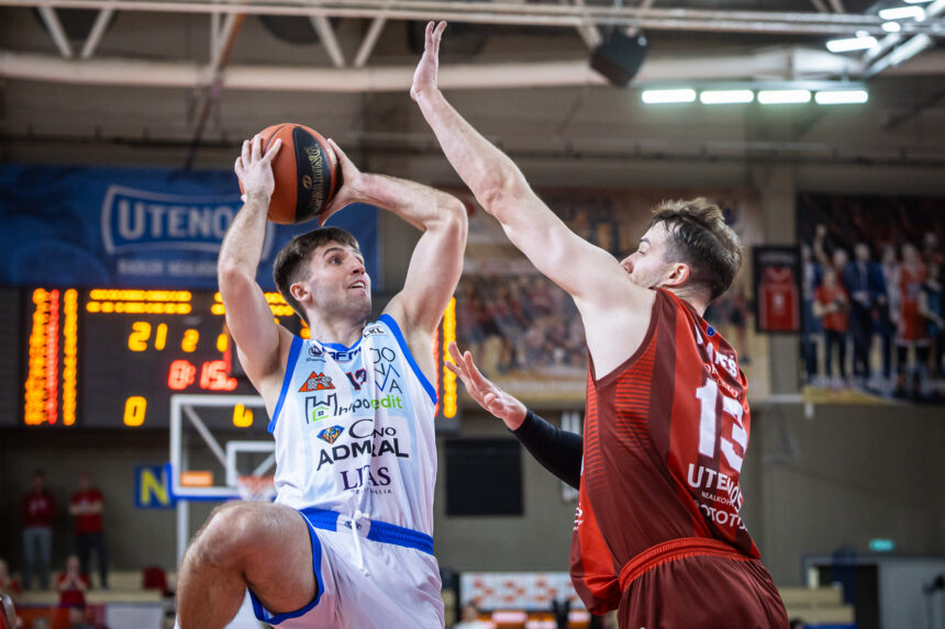 Atšaukta pražanga Utenoje virto Jonavos komandos pergale