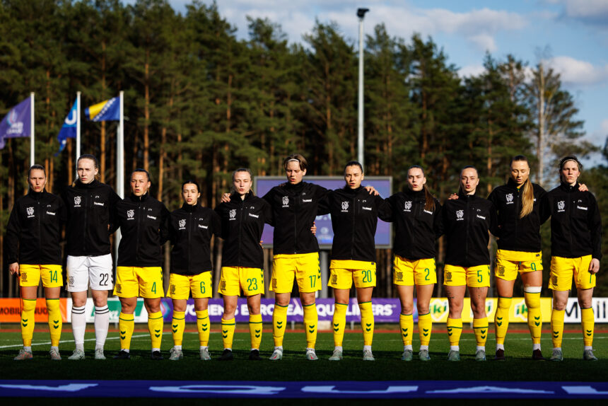 Moterų futbolo rinktinė PČ atrankoje patyrė skaudų pralaimėjimą