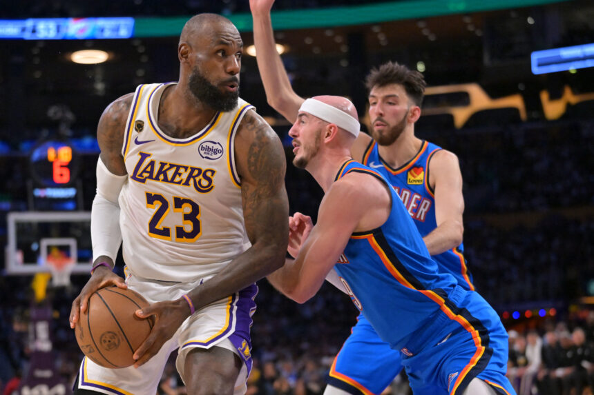 Kosminis krepšinis: „Thunder“ negailestingai talžo „Lakers“ konferencijos pusfinalyje