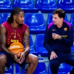 Willas Clyburnas ir Xavi Pascualis (Barca Basket nuotr.)