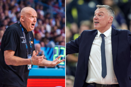 Rimas Kurtinaitis ir Šarūnas Jasikevičius