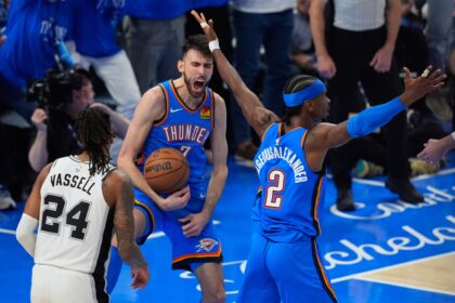 Thunder - Spurs (Scanpix nuotr.)