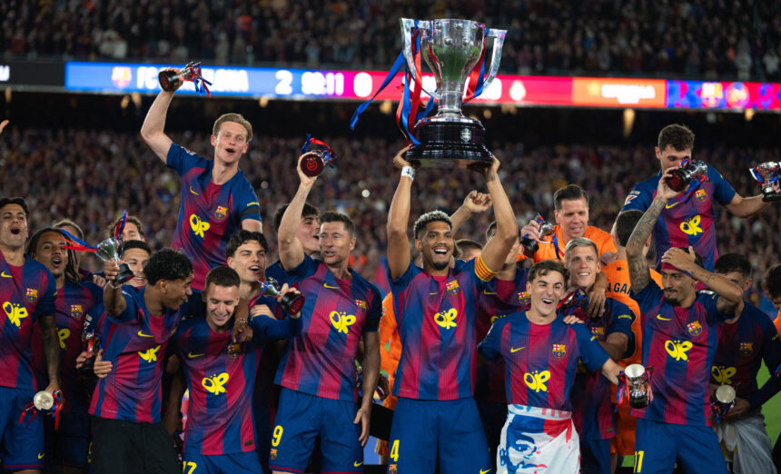 „El Clasico“ laimėjusi „Barca“ – Ispanijos čempionė