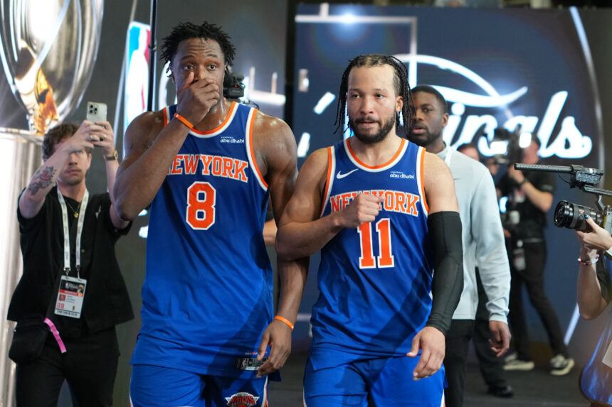 „Knicks“ išplėšė dramatišką pergalę antrose finalo rungtynėse