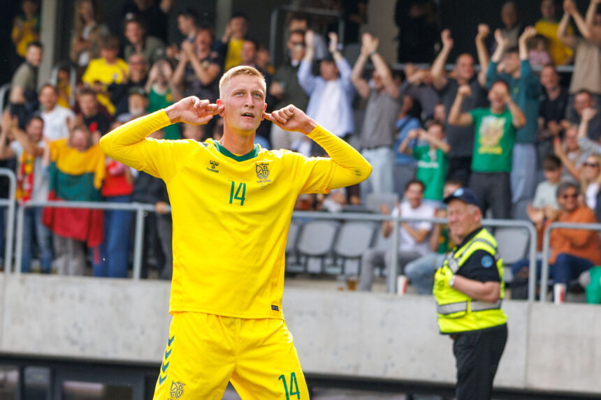 Lietuvos rinktinė po baudinių serijos nugalėjo Latviją ir žais Baltijos taurės finale