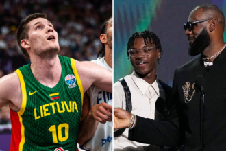 Ąžuolas Tubelis, Bryce'as ir LeBronas Jamesai